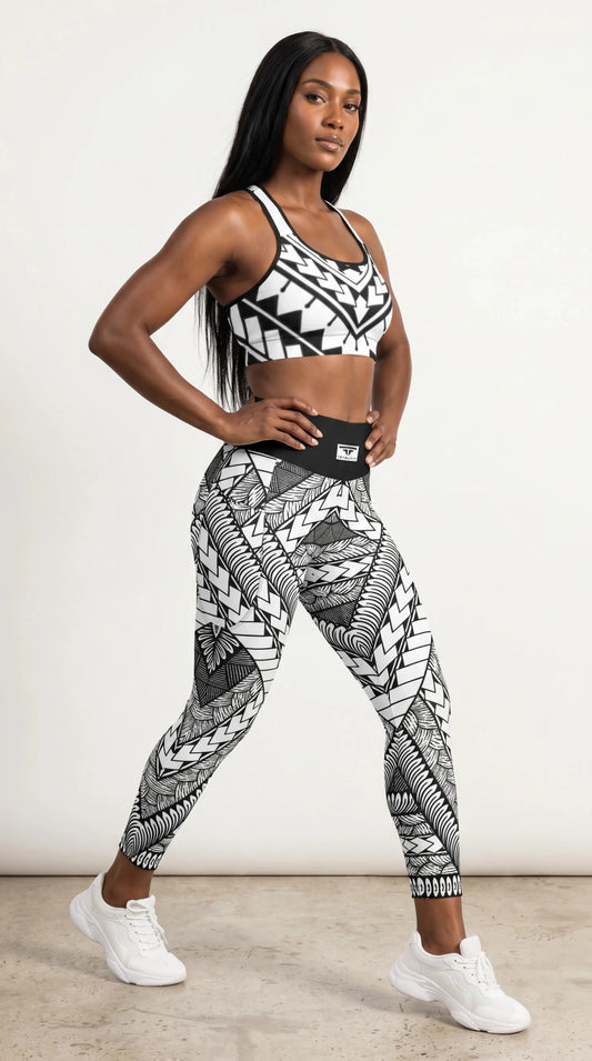Femme Collection: Malu Bra - White/Black - Tatau Fit