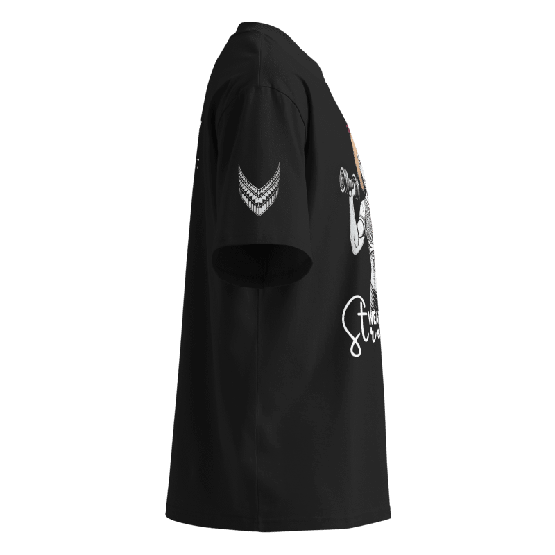Manusina Collection: Alofa Oversized Tee - Black - Tatau Fit