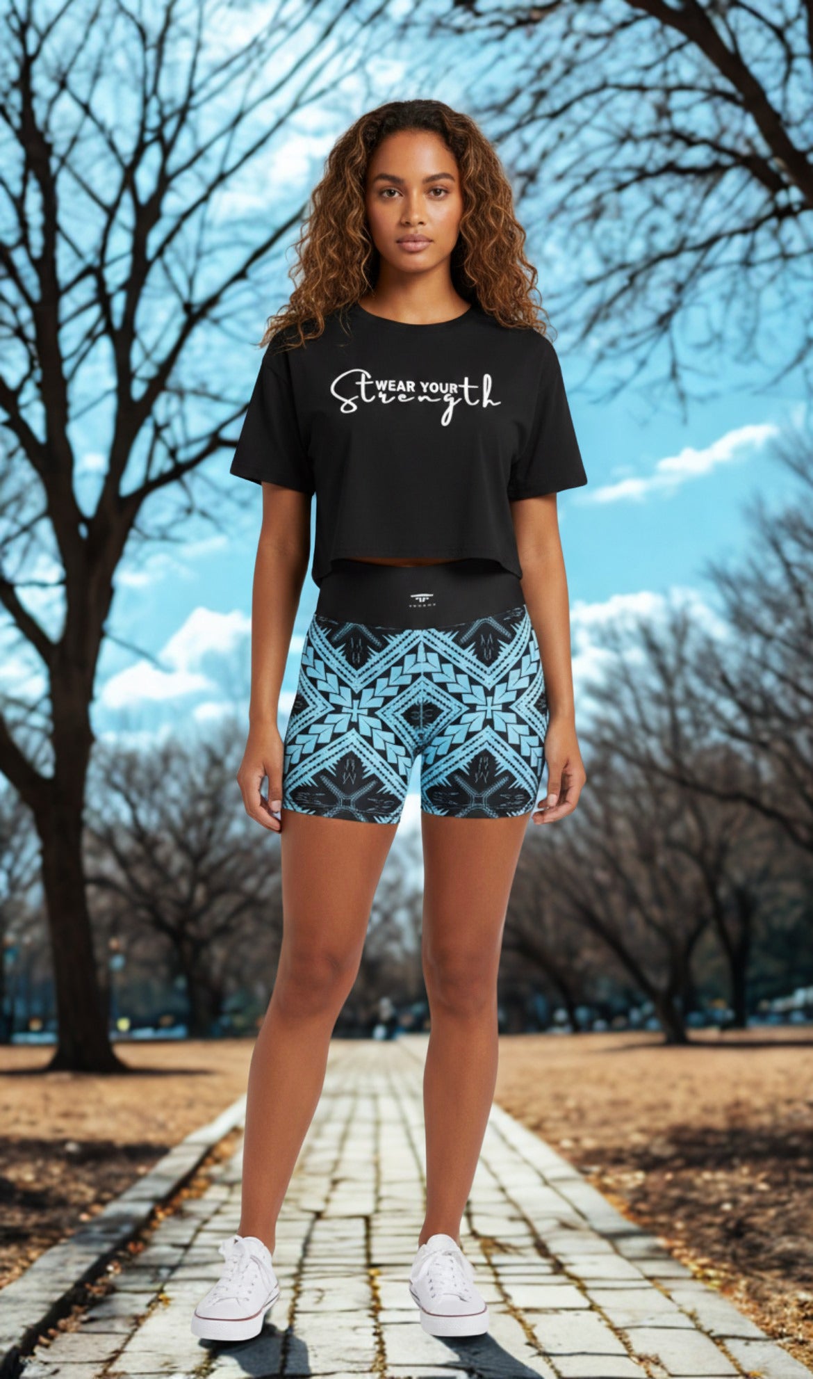 Manusina Collection: Mana Crop Top - Black