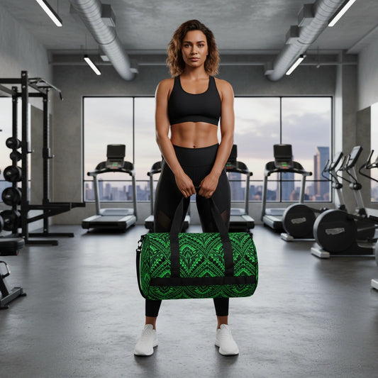 Manusina Collection: Mana Gym Bag - Emerald Green