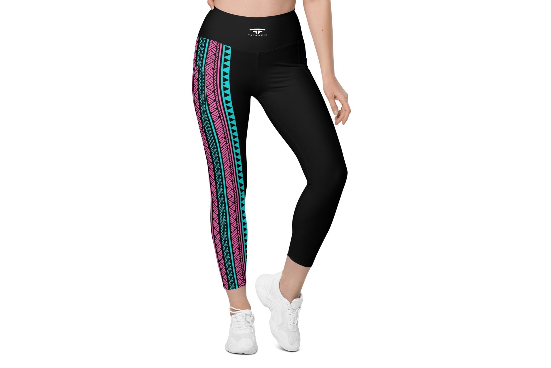 Femme Collection: Alofa Leggings (with pockets) - Tatau Fit