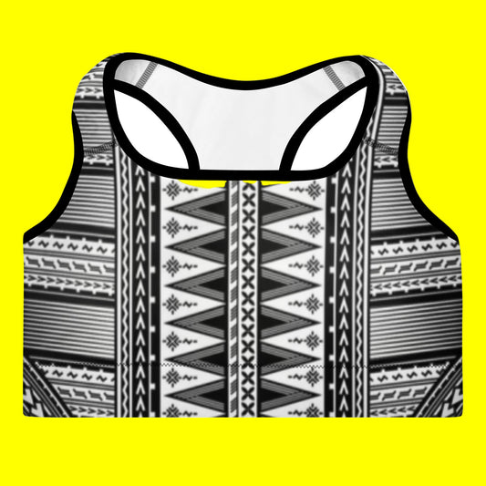 Femme Collection: Fetu Bra - Black/White - Tatau Fit