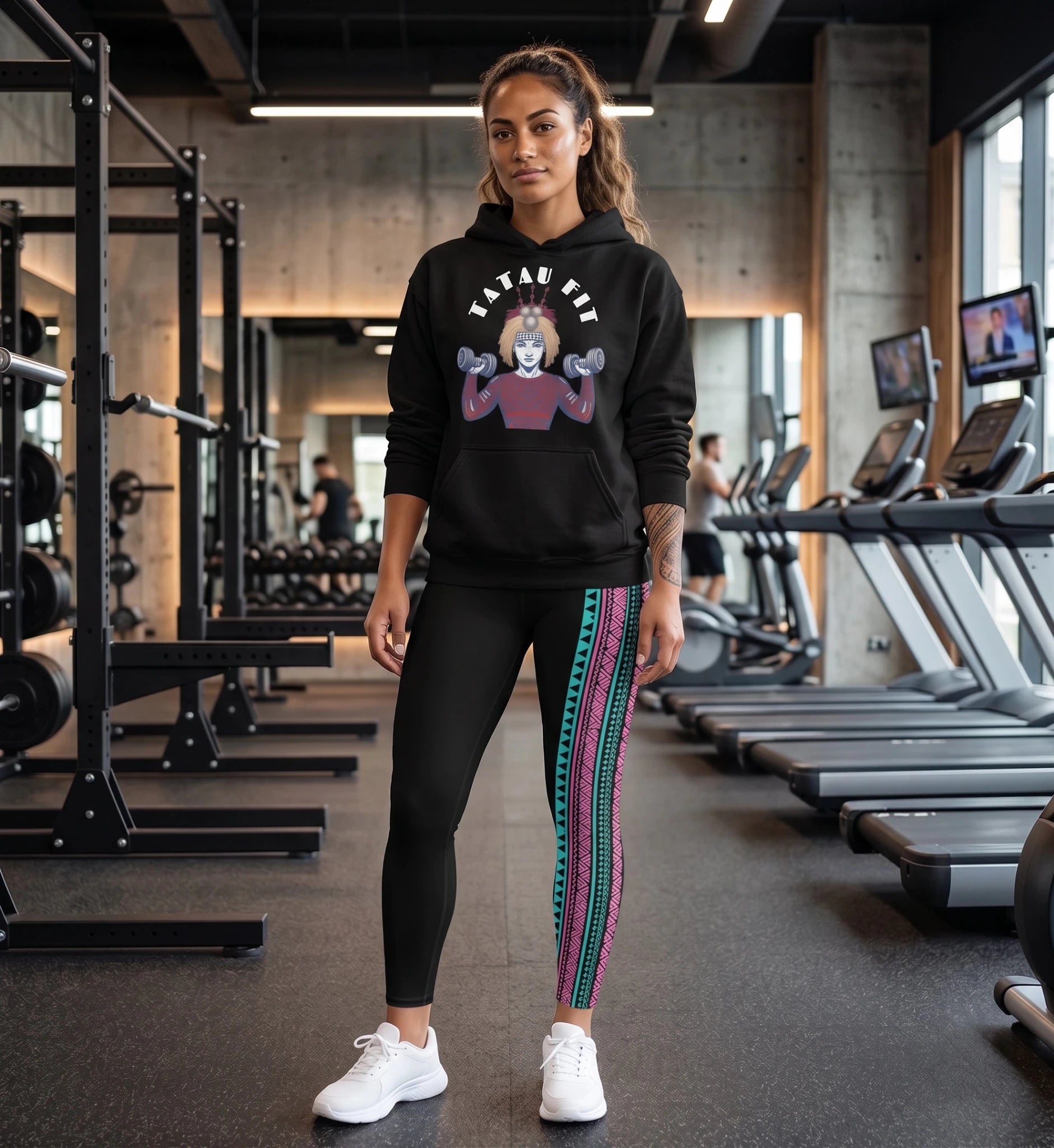Femme Collection: Malu Hoodie - Black - Tatau Fit