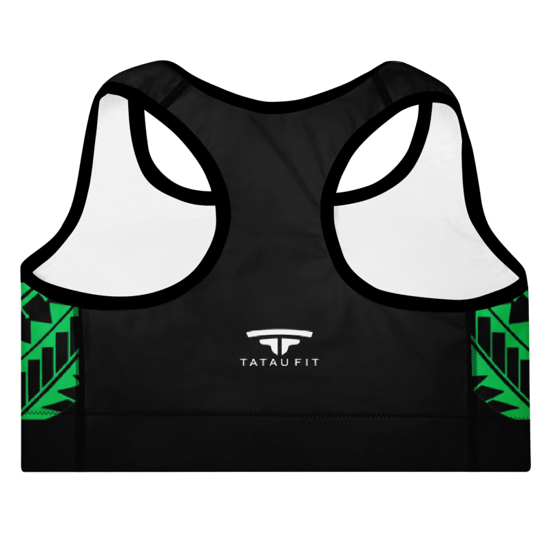 Manusina Collection: Alofa Padded Bra - Emerald Green - Tatau Fit