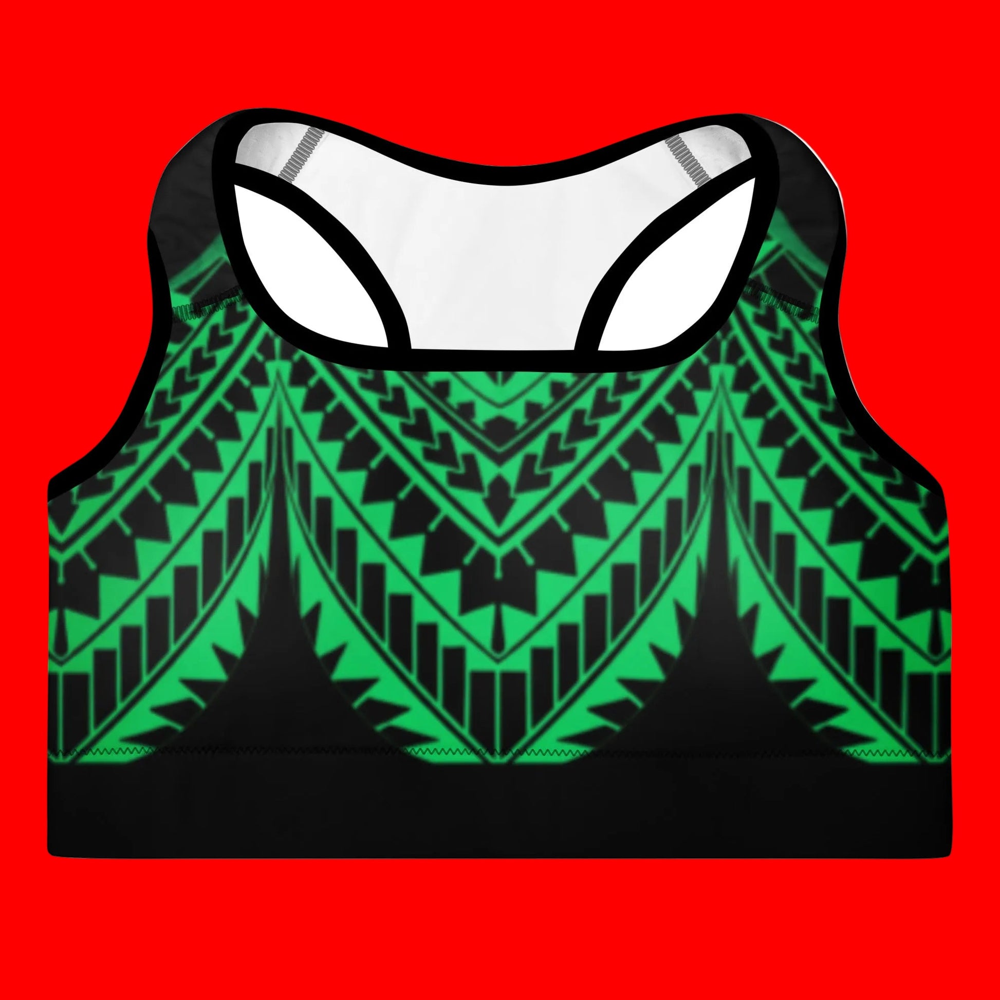 Manusina Collection: Alofa Padded Bra - Emerald Green - Tatau Fit