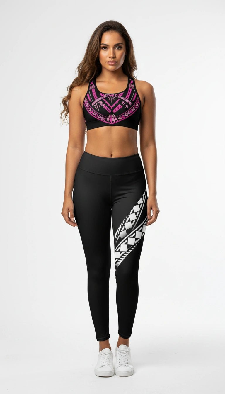 Manusina Collection: Malu Sports Bra - Pink - Tatau Fit
