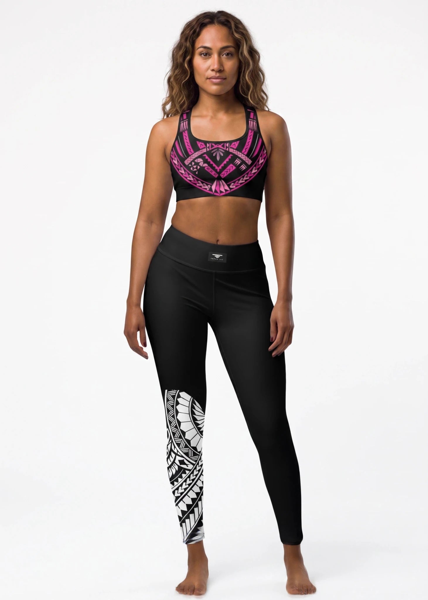 Manusina Collection: Malu Sports Bra - Pink - Tatau Fit