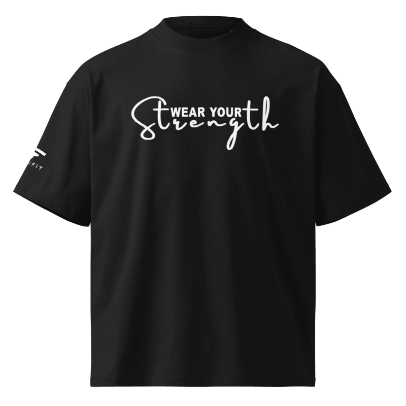 Manusina Collection: Mana Oversized Tee - Black