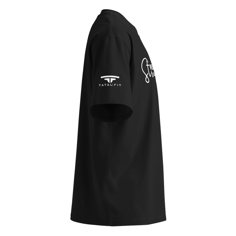Manusina Collection: Mana Oversized Tee - Black